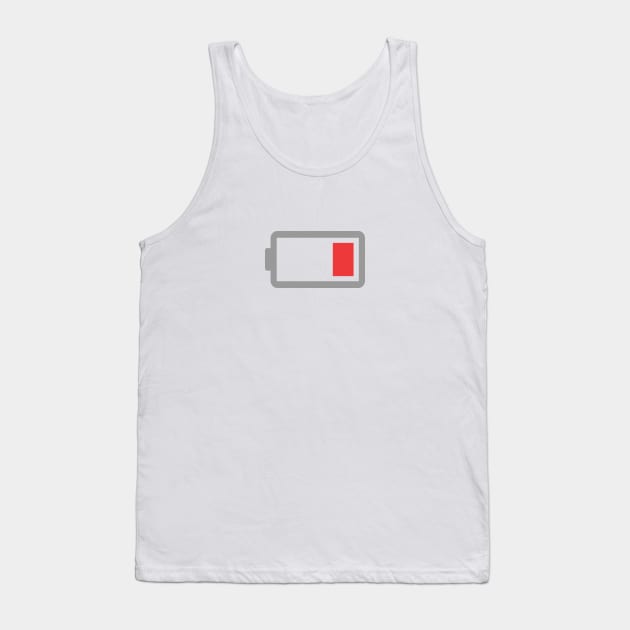 Battery Life Tank Top by pitnerd